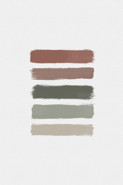 Plakat Ombre Earth Tones
