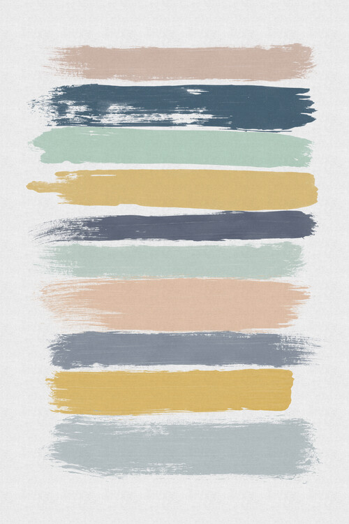 Plakat Pastel Stripes