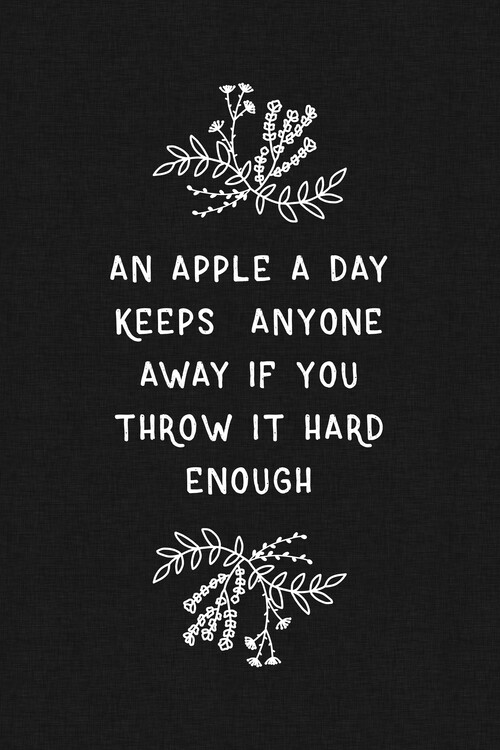 Poster An Apple A Day