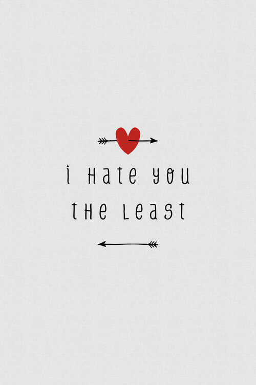 Poster I Hate You The Least