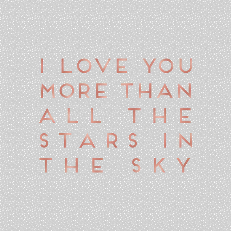 Plakat I Love You Quote