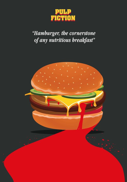 Poster Pulp Fiction Jules Burger