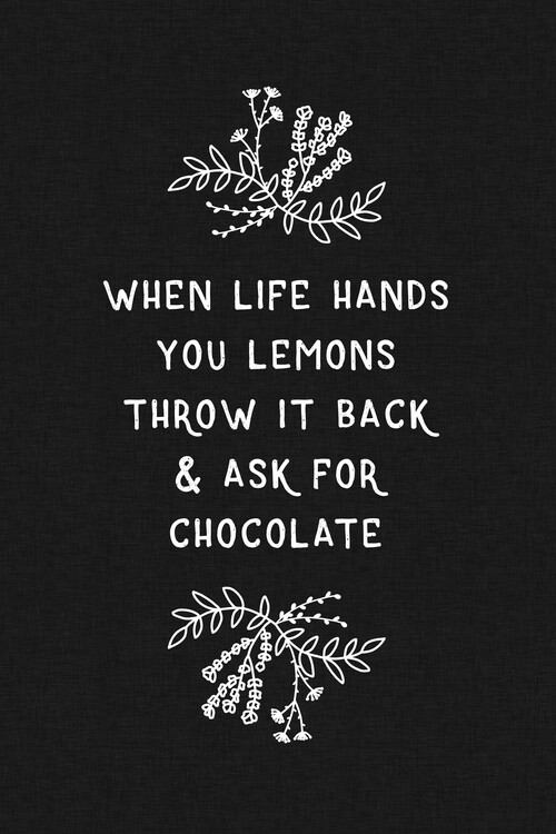 Poster When Life Hands You Lemons