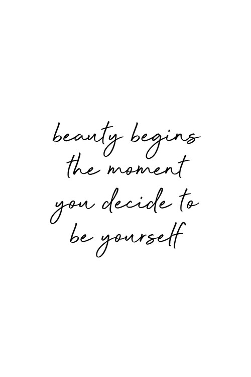 Poster Be Yourself Quote