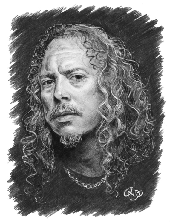Plakat Kirk Metallica guitarist