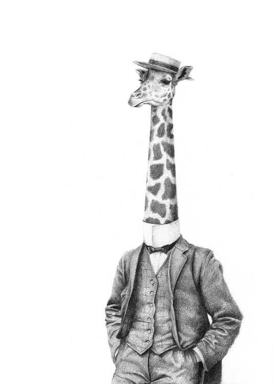 Poster High Class Gentleman B/W