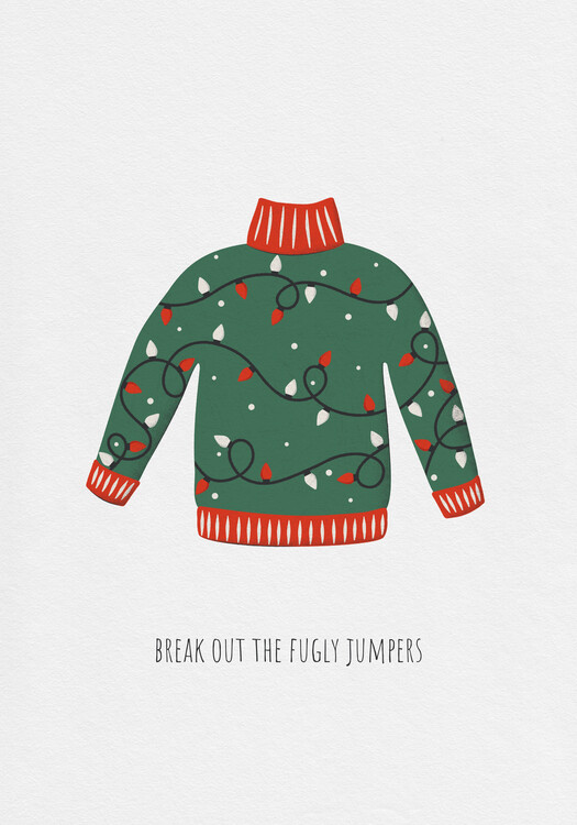 Poster Fugly christmas jumper art