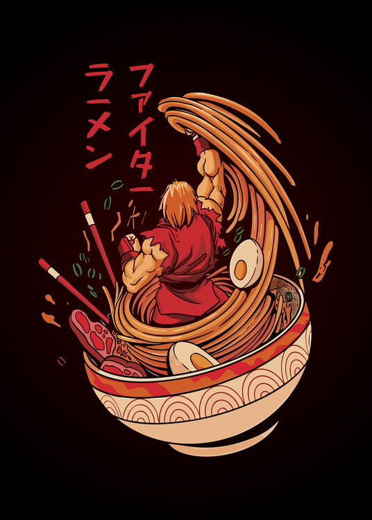 Poster Street Ramen Fighter