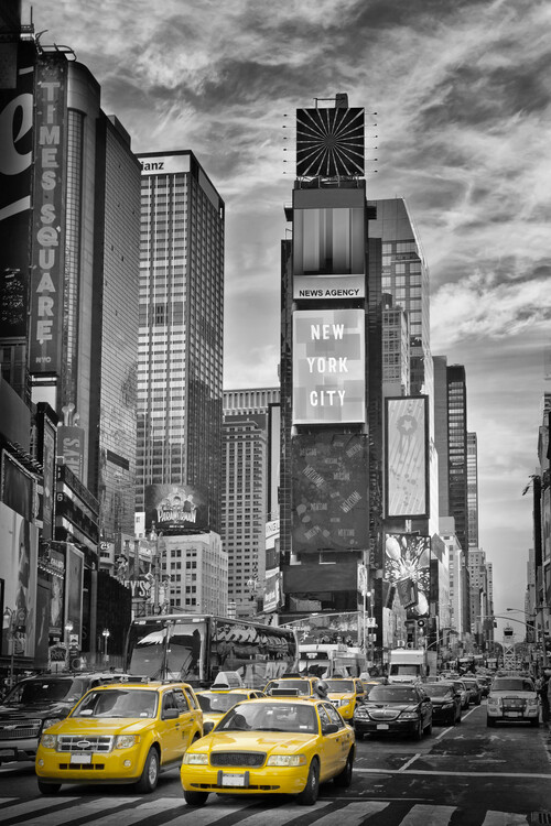Poster NEW YORK CITY Times Square Colorkey