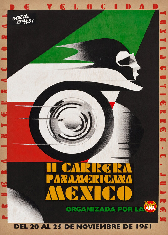 Poster Carrera Panamericana Mexico 1951