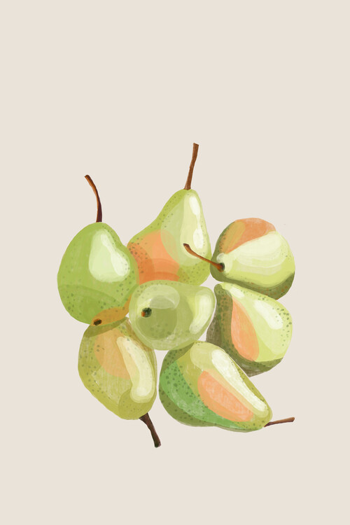 Poster Seven pears