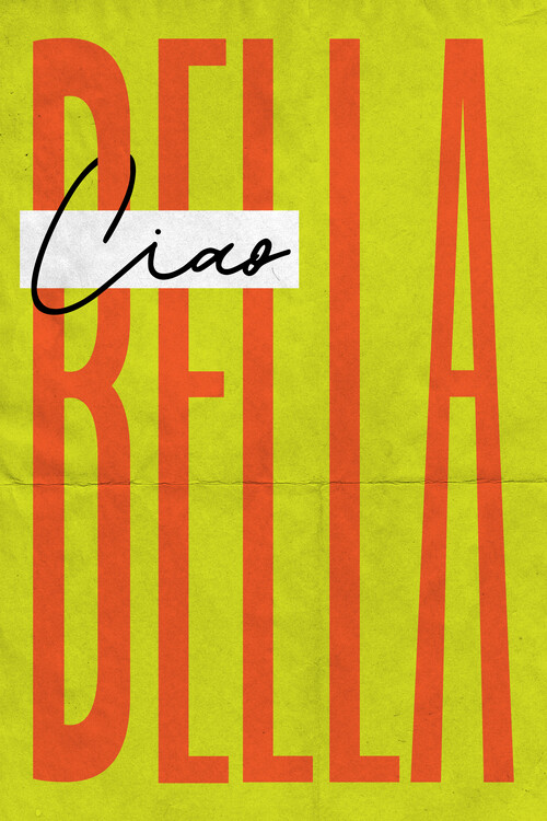 Poster Malou Studio - Ciao Bella - Colour Blocking