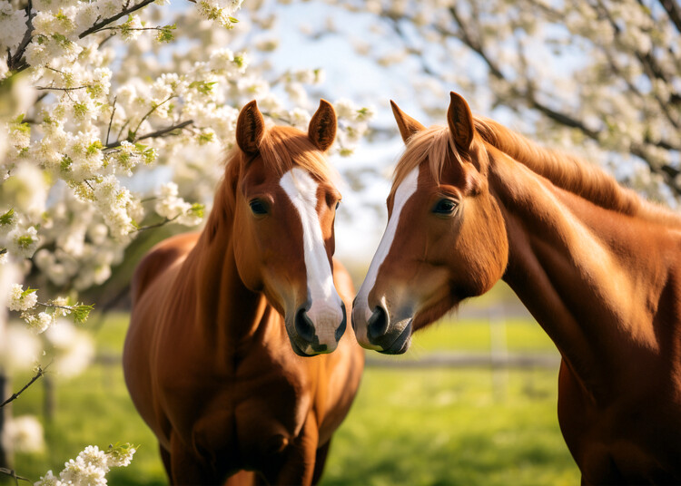 Плакат Horse love