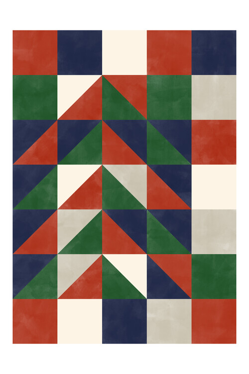 Poster Abstract Christmas Tree