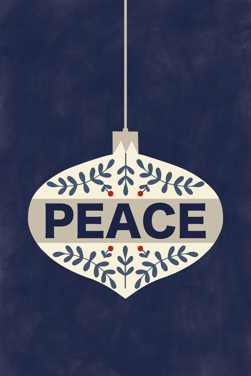 Poster Christmas Ornament Peace