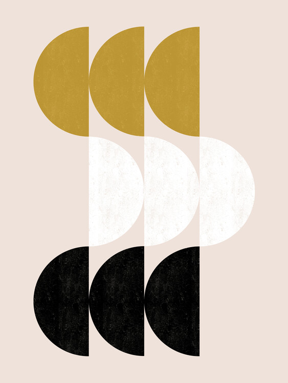 Poster Mid-Century Moonscape