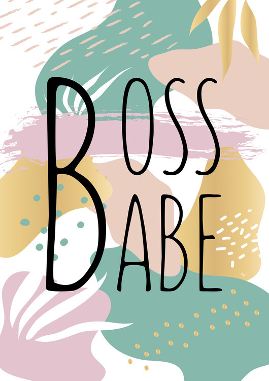 Póster Boss Babe Jungle