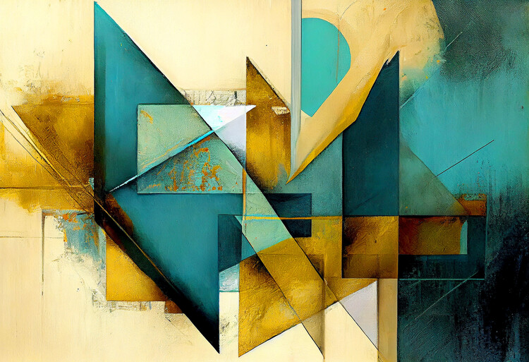 Poster Mathematical knowledge in abstract painting, posters prints