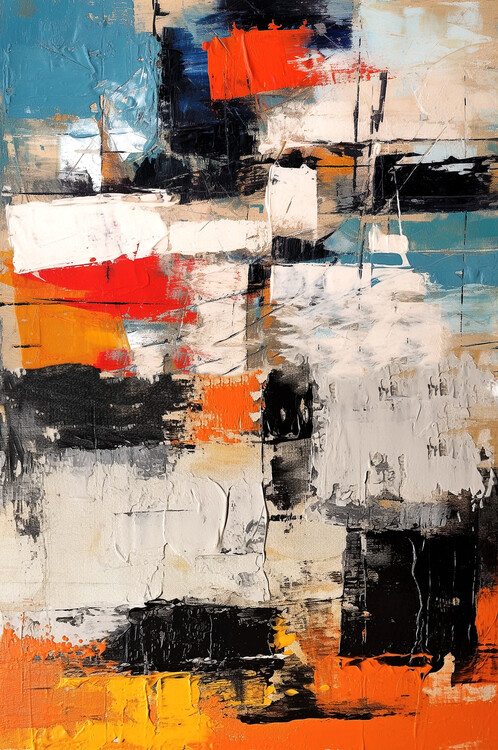 Poster Modern abstract painting, cheap poster prints for sale