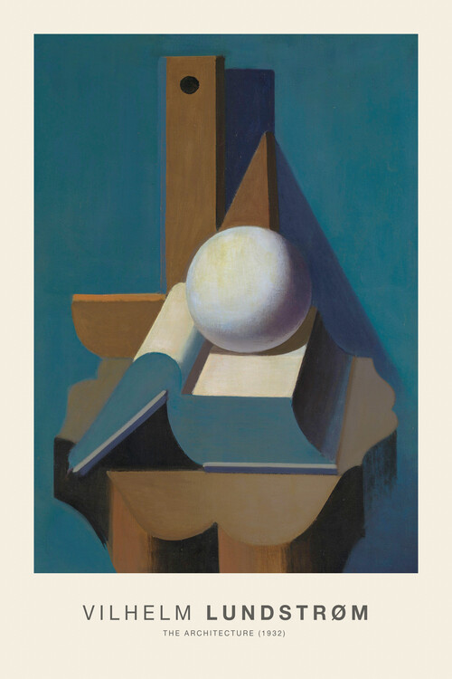Плакат The Architecture (Abstract Library) - Vilhelm Lundstrøm