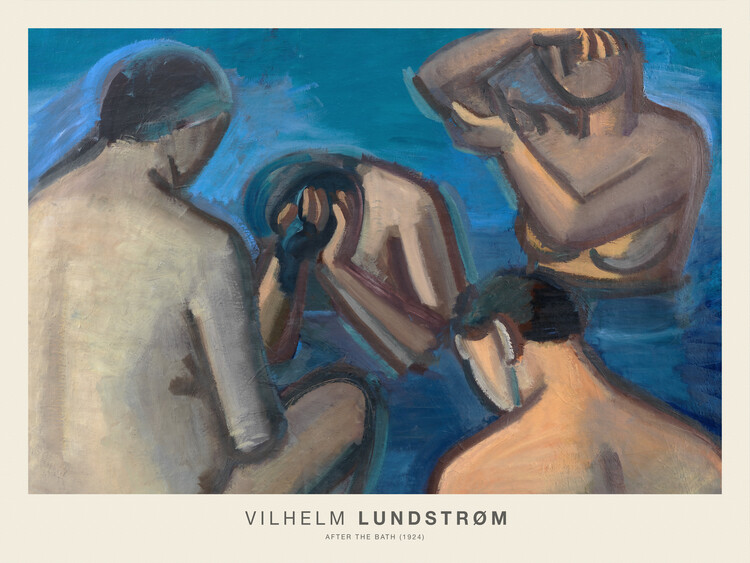 Плакат After the Bath (Abstract Nude) - Vilhelm Lundstrøm