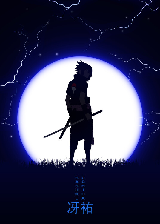Poster Sasuke Moon