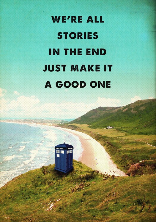 Poster Dr. Who Wales Beach