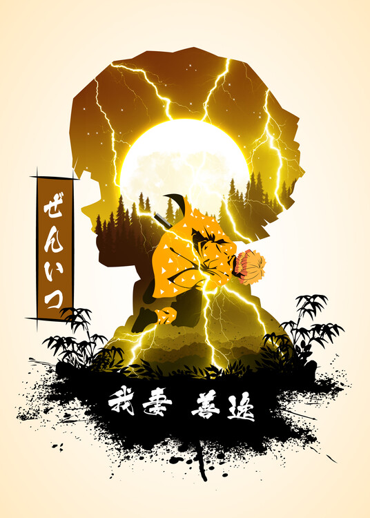 Poster Zenitsu Agatsuma