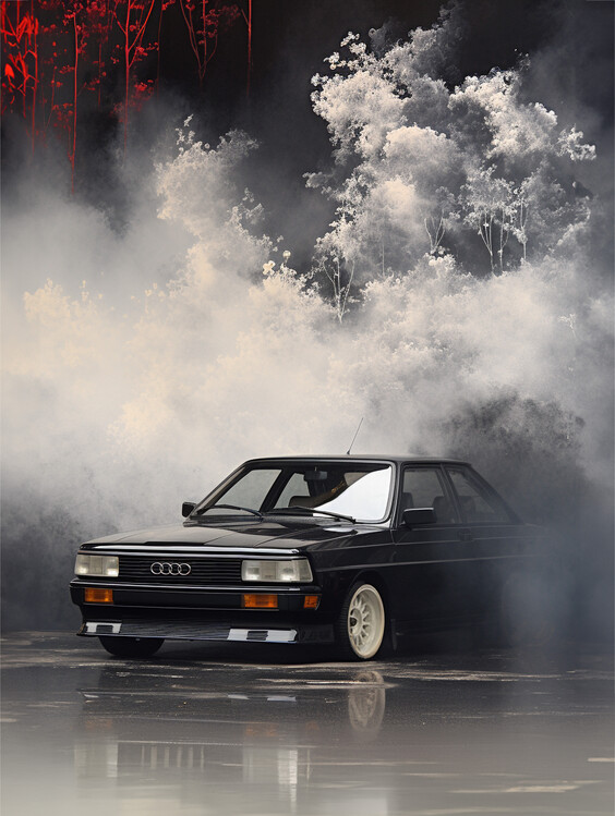 Poster Audi in the Fog