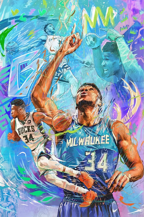 Poster Giannis A Mvp Basketball