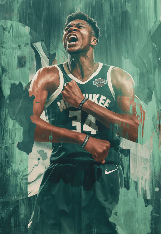 Poster Giannis A Green Art