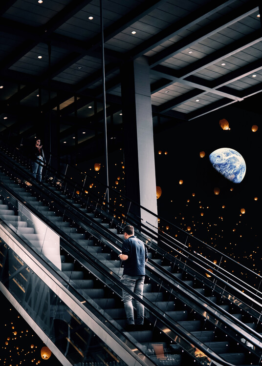 Плакат Towards Outer Space