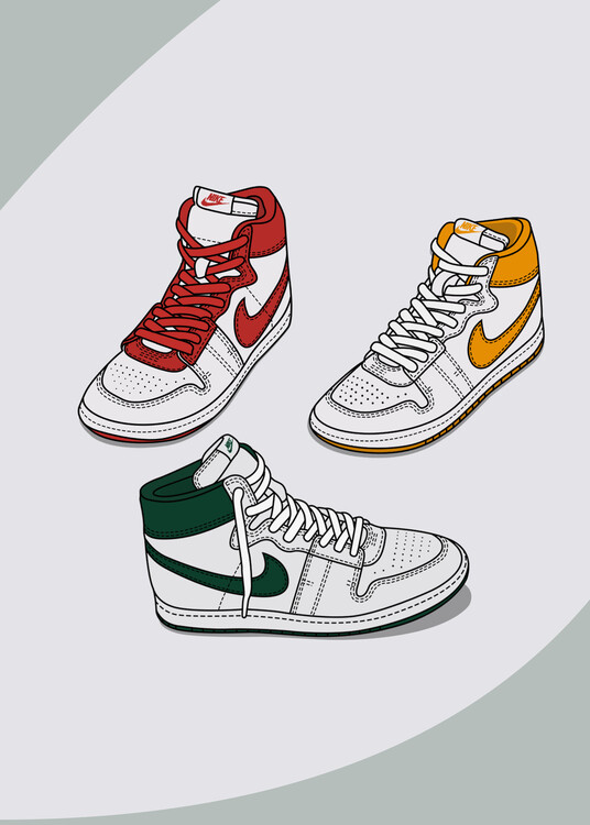 Poster Jordan head collection