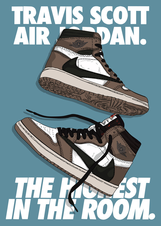 Poster chocolate sneaker iconic