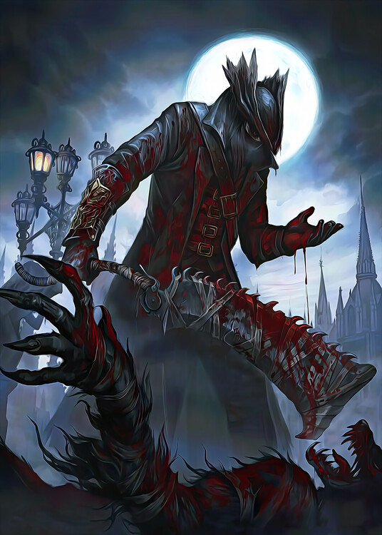 Принти на полотні BLOODBORNE GAME