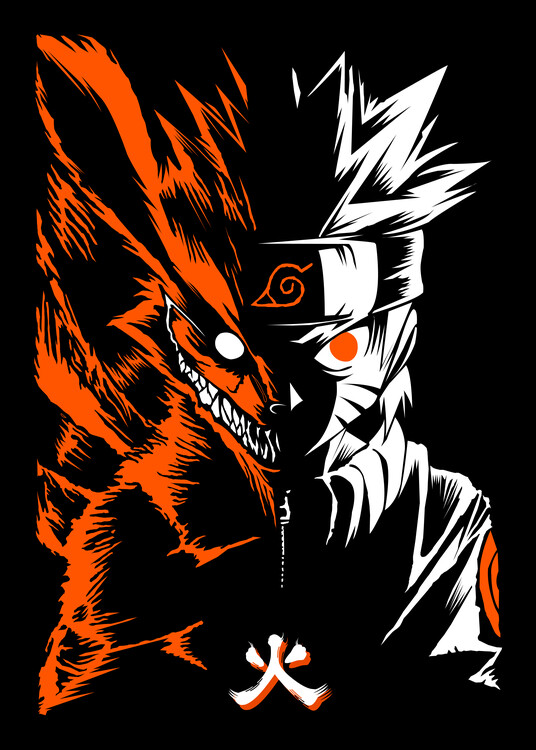 Poster Maruto & Kyubi