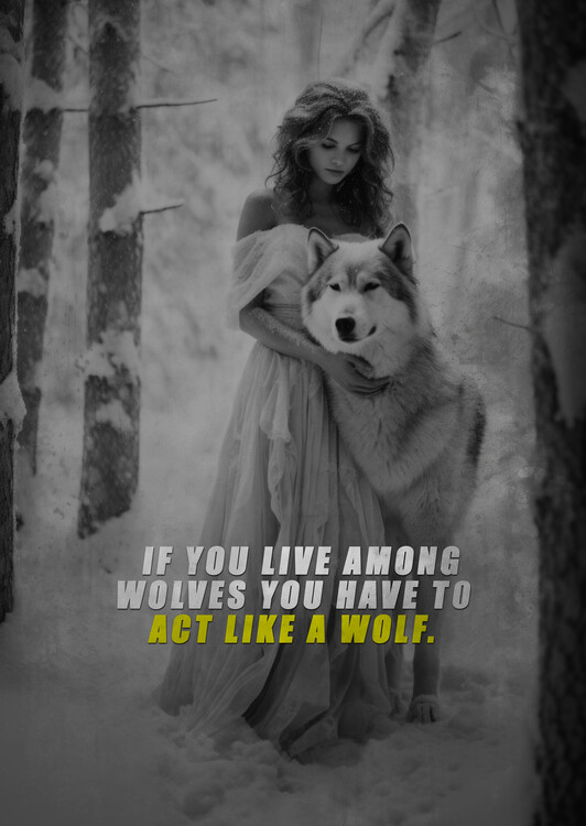 Poster Motivation - if you live among wolves