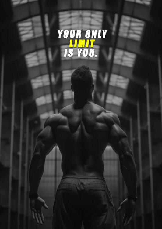 Poster Motivation - your only  limit is you