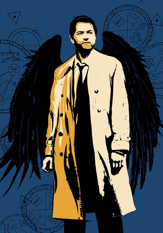 Poster Supernatural Castiel