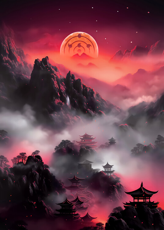 Poster Naruto Village ( Anime Poster)
