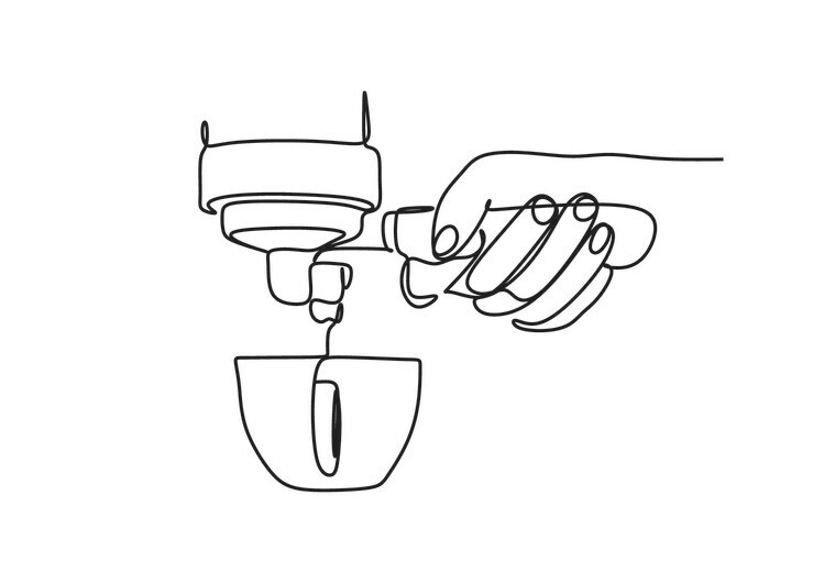 Poster Espresso side