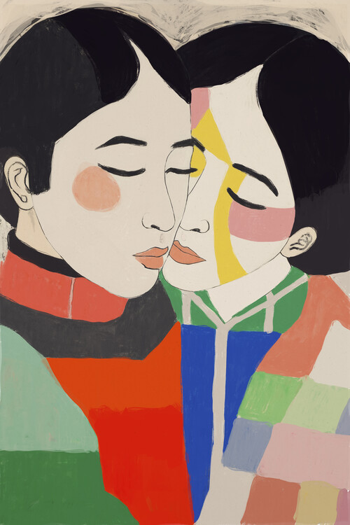 Canvas Print Loving Couple