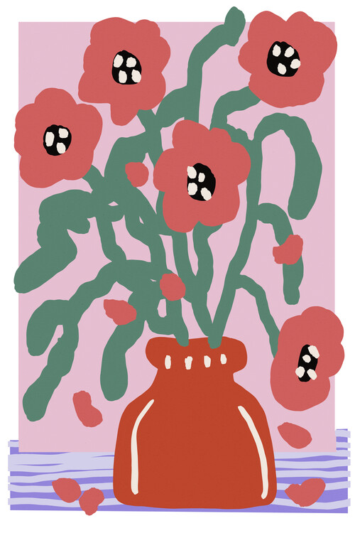 Levně Plakát, Obraz - Flower Impression, Treechild, 26.7 × 40 cm