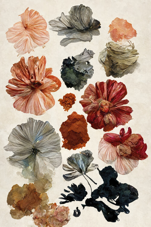 Levně Plakát, Obraz - Dry Flower Collection, Treechild, 26.7 × 40 cm