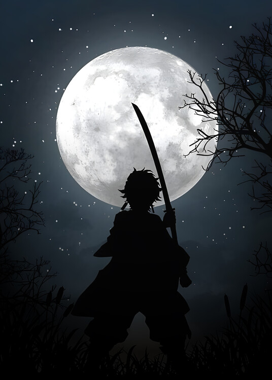 Canvas Print anime fantasy tanjiro komado