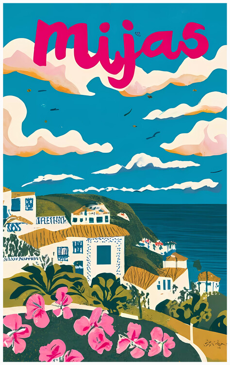 Plakat MIJAS - Málaga /Spain:  Natural Beauty