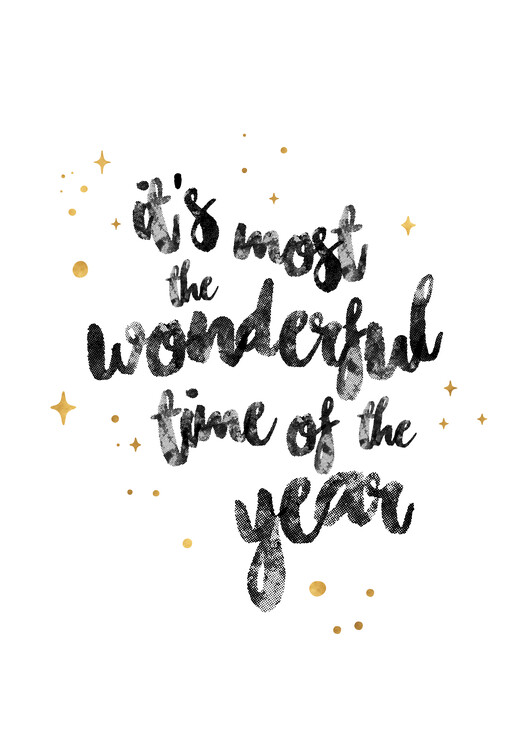 Poster Wonderful time of the year, christmas type