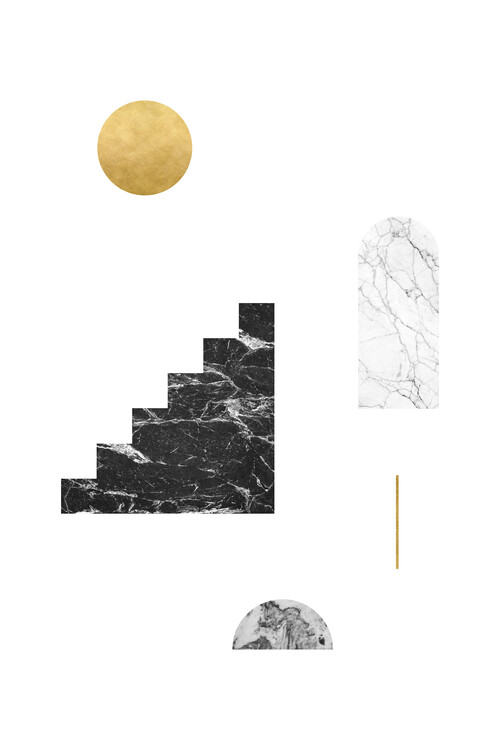 Poster Abstract Geometric 07, shapes, pattern, minimal illustration