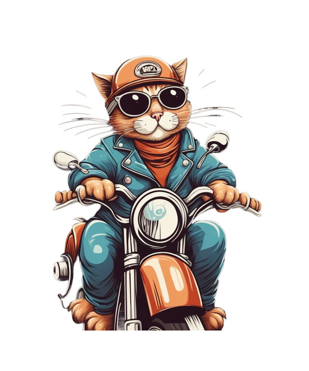 Poster Rider Cat