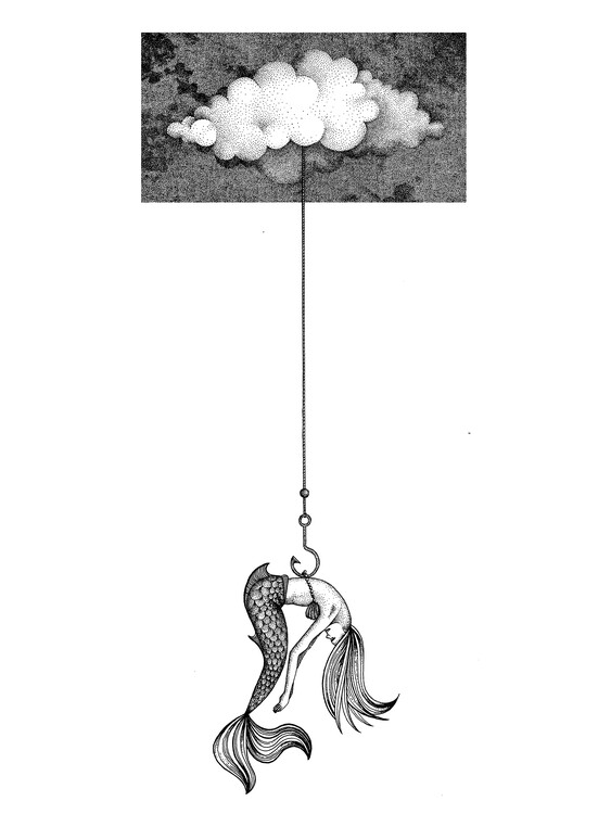 Plakat Cloud Mermaid
